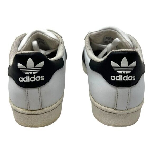 Adidas Superstar White & Black Sneakers - Picture 6 of 8